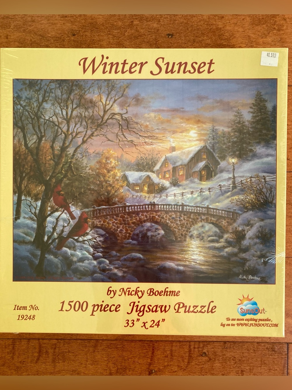 SunsOut Winter Jigsaw Puzzle 1500 PCS - NEW